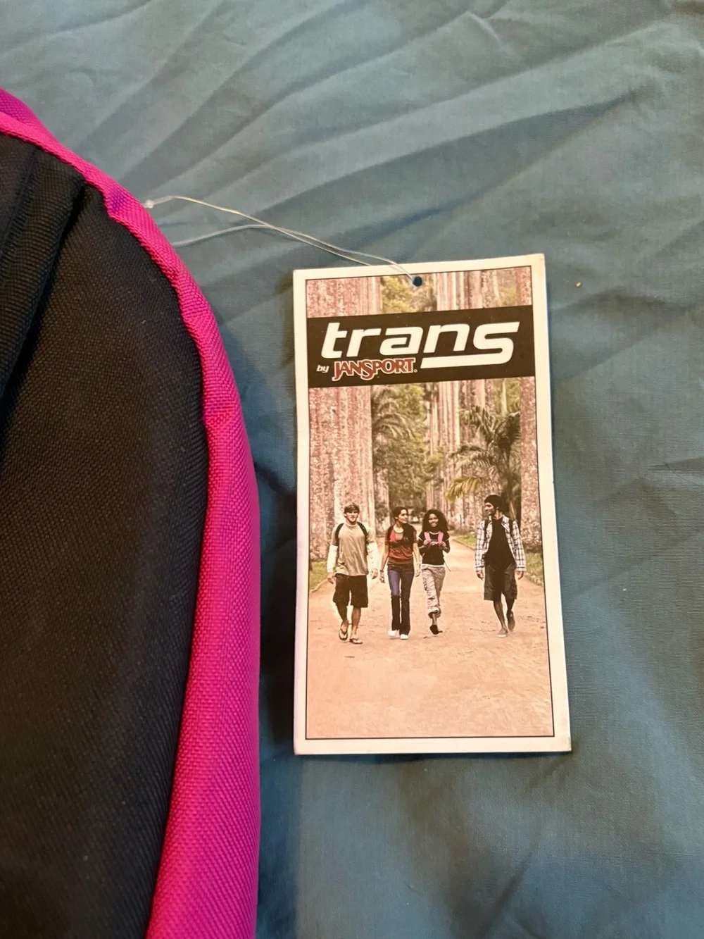 Jansport Bright Pink and Black Backpack new with tags